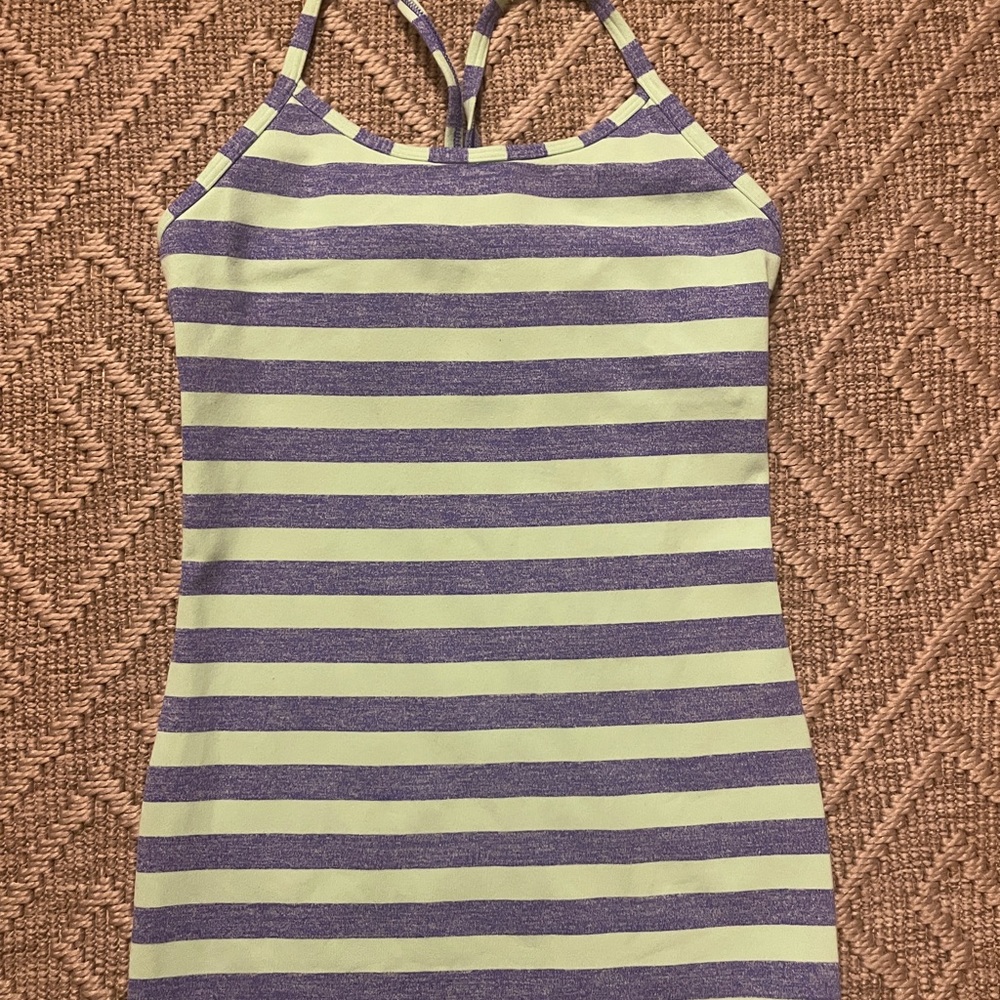 Ivivva Girls Tank Top - Purple and Light Green